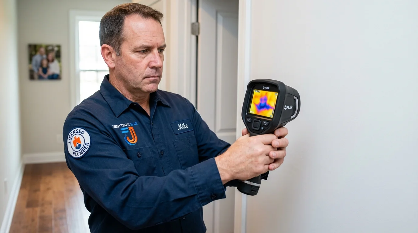 Thermal imaging leak detection by Johns Plumbing LLC in Sackets Harbor